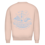 Sweatshirt Herren "Warnemünde Leuchtturm" #500 - beidseitiger Druck