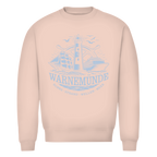 Sweatshirt Herren "Warnemünde Leuchtturm" #500 - beidseitiger Druck