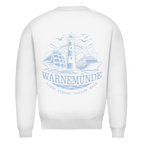 Sweatshirt Herren "Warnemünde Leuchtturm" #500 - beidseitiger Druck