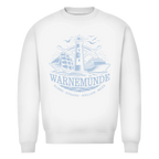 Sweatshirt Herren "Warnemünde Leuchtturm" #500 - beidseitiger Druck