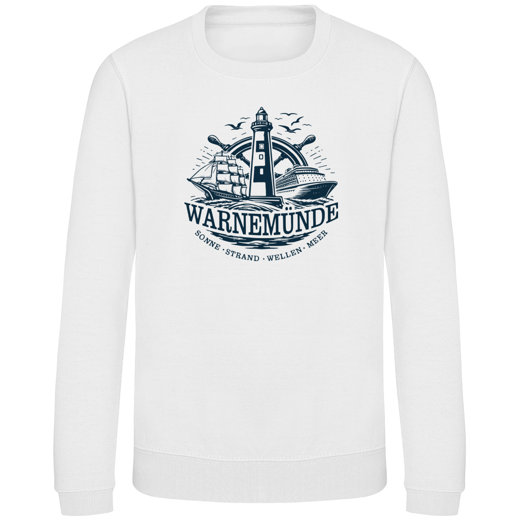 Sweatshirt Kinder  "Warnemünde Leuchtturm" #500