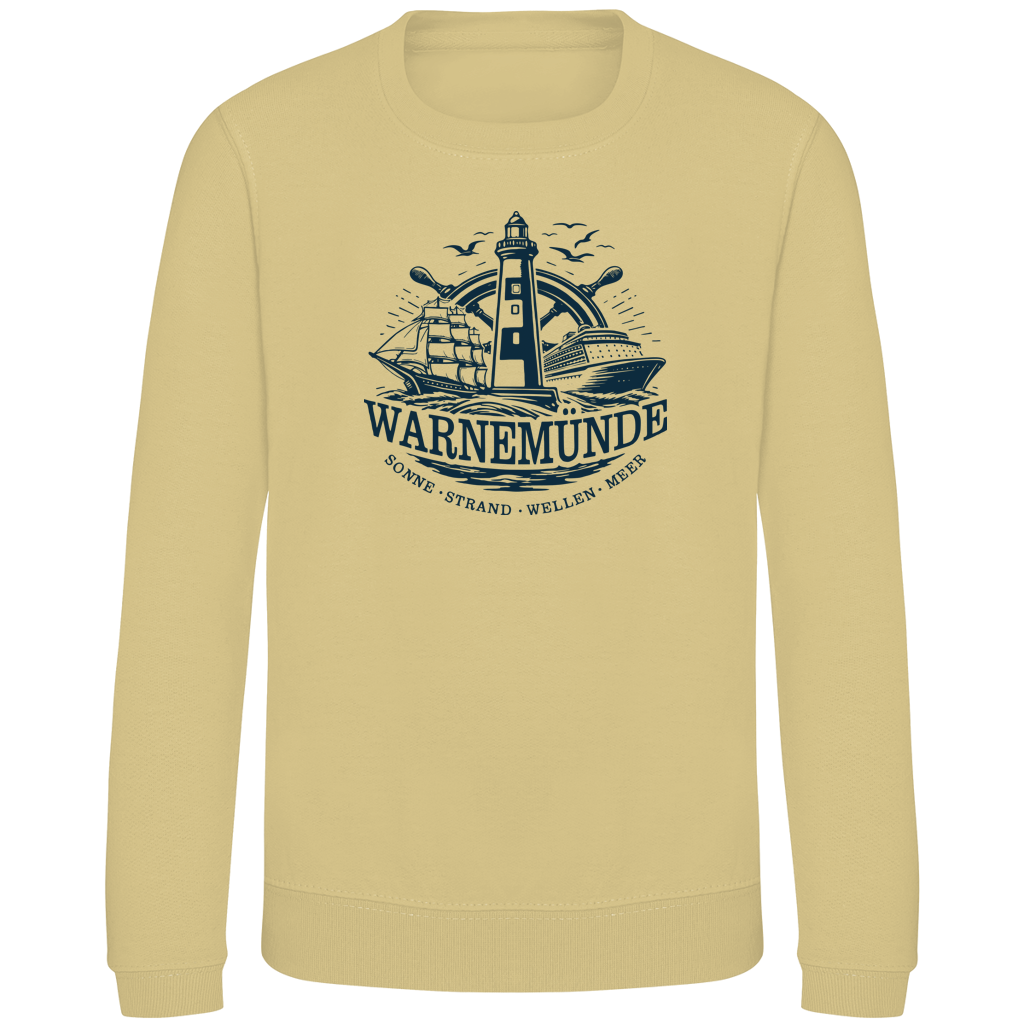 Sweatshirt Kinder  "Warnemünde Leuchtturm" #500