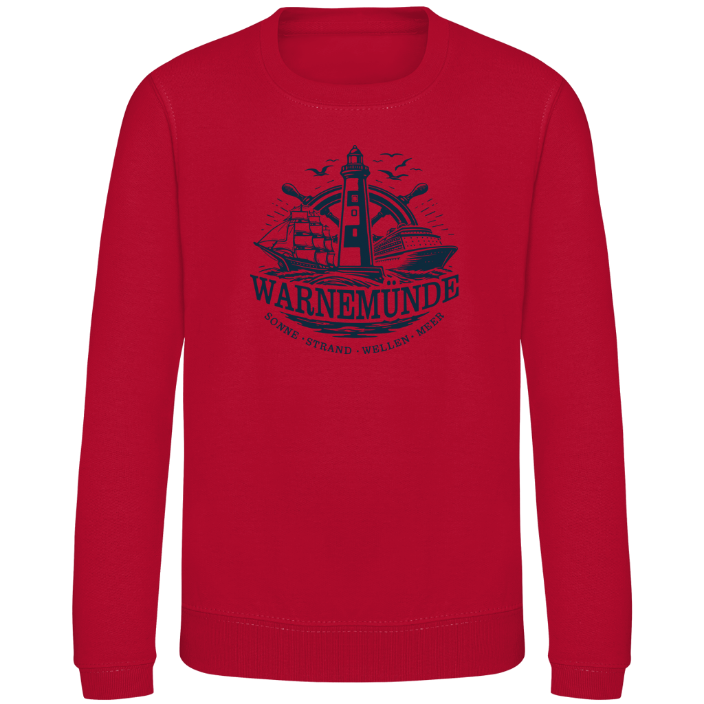 Sweatshirt Kinder  "Warnemünde Leuchtturm" #500