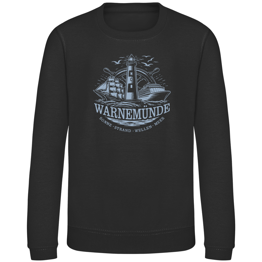 Sweatshirt Kinder  "Warnemünde Leuchtturm" #500