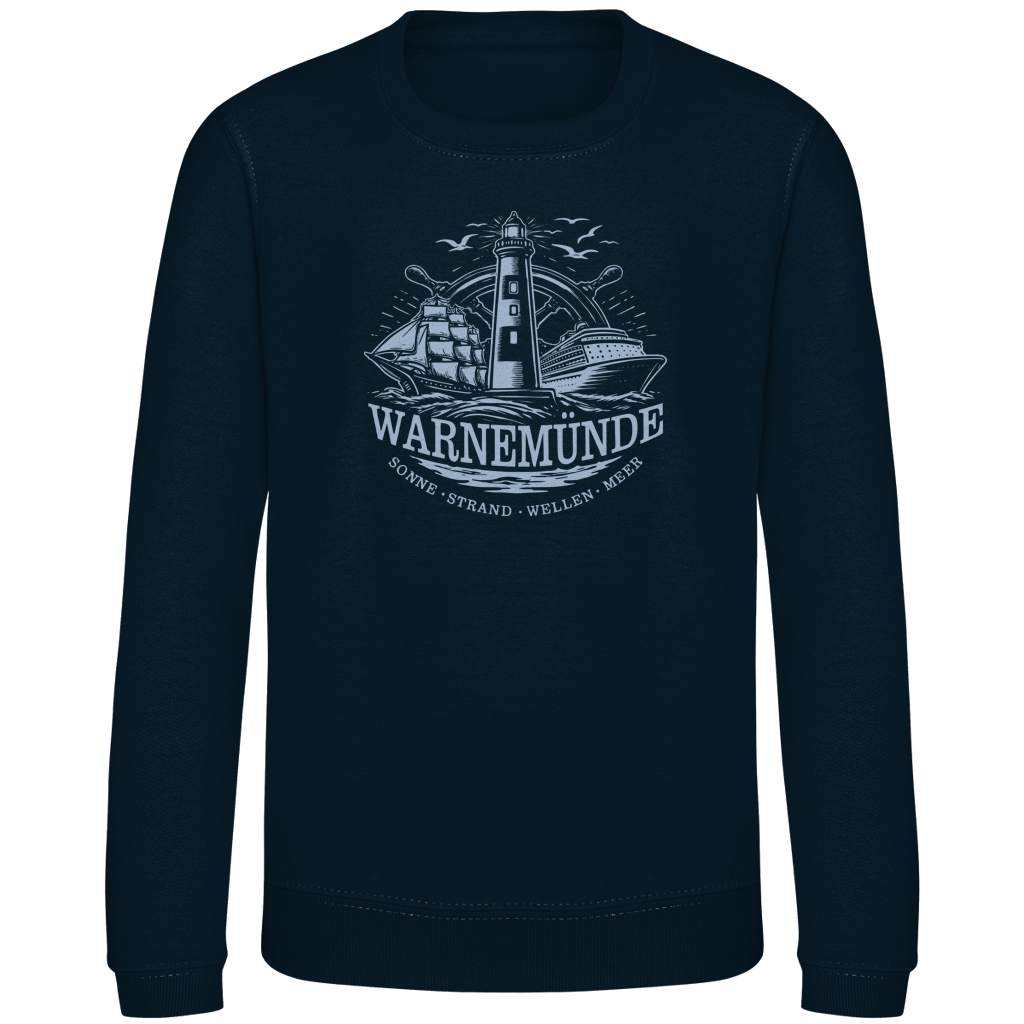 Sweatshirt Kinder  "Warnemünde Leuchtturm" #500