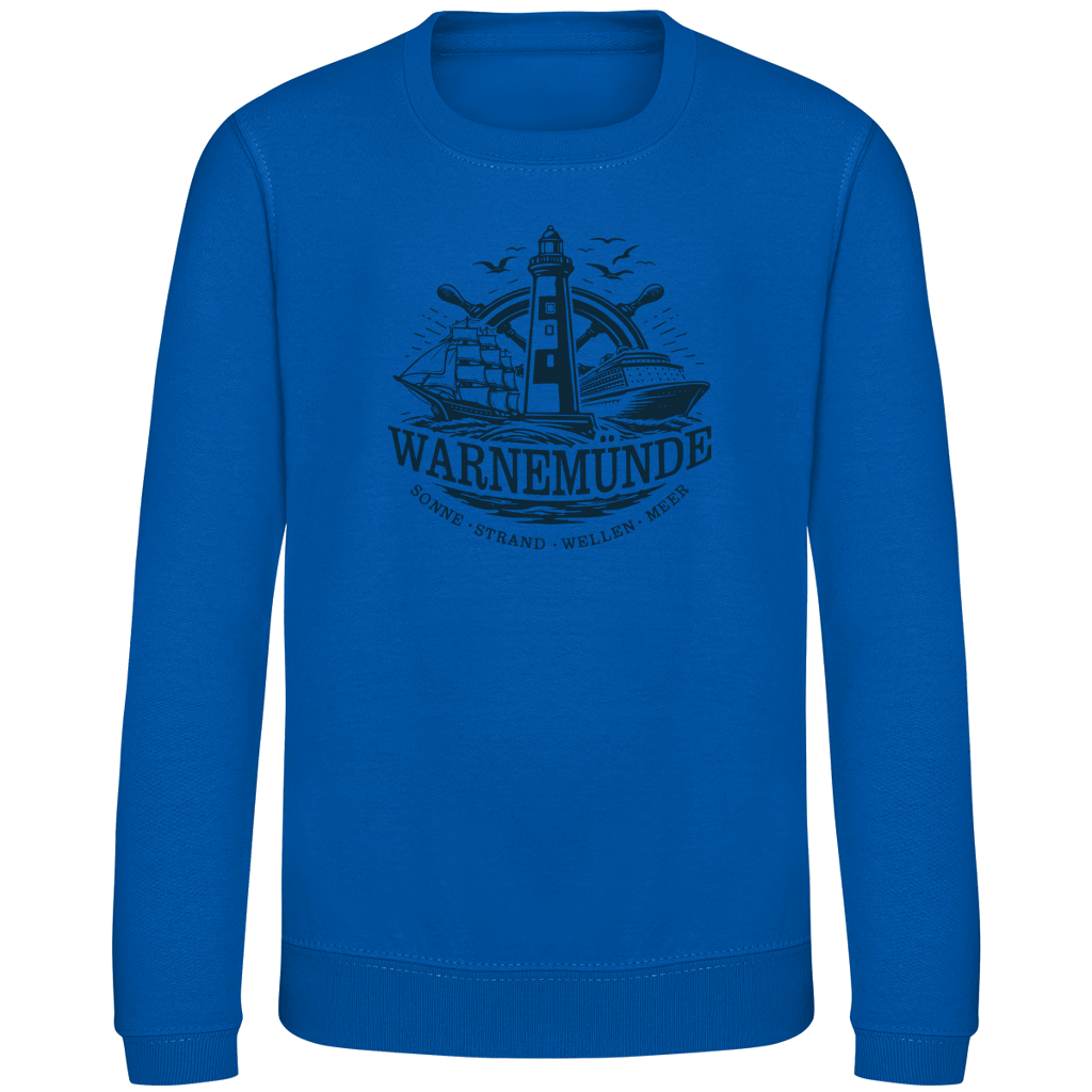 Sweatshirt Kinder  "Warnemünde Leuchtturm" #500