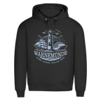 Hoodie Herren  "Warnemünde Leuchtturm" #500 - einseitiger Druck