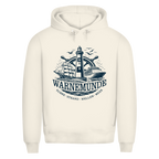 Hoodie Herren  "Warnemünde Leuchtturm" #500 - einseitiger Druck