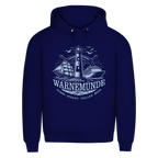 Hoodie Herren  "Warnemünde Leuchtturm" #500 - einseitiger Druck