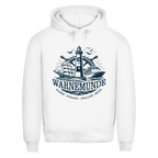 Hoodie Herren  "Warnemünde Leuchtturm" #500 - einseitiger Druck
