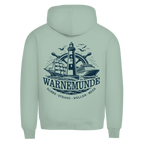 Hoodie Herren "Warnemünde Leuchtturm" #500 - beidseitiger Druck