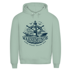 Hoodie Herren "Warnemünde Leuchtturm" #500 - beidseitiger Druck