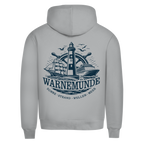 Hoodie Herren "Warnemünde Leuchtturm" #500 - beidseitiger Druck