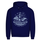 Hoodie Herren "Warnemünde Leuchtturm" #500 - beidseitiger Druck