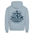 Hoodie Herren "Warnemünde Leuchtturm" #500 - beidseitiger Druck