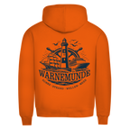 Hoodie Herren "Warnemünde Leuchtturm" #500 - beidseitiger Druck