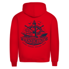 Hoodie Herren "Warnemünde Leuchtturm" #500 - beidseitiger Druck