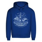 Hoodie Herren "Warnemünde Leuchtturm" #500 - beidseitiger Druck