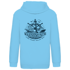 Hoodie Kinder "Warnemünde Leuchtturm" #500 - beidseitiger Druck