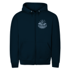 Hoodie-Jacke  "Warnemünde Leuchtturm" #500 - beidseitiger Druck