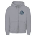 Hoodie-Jacke  "Warnemünde Leuchtturm" #500 - beidseitiger Druck