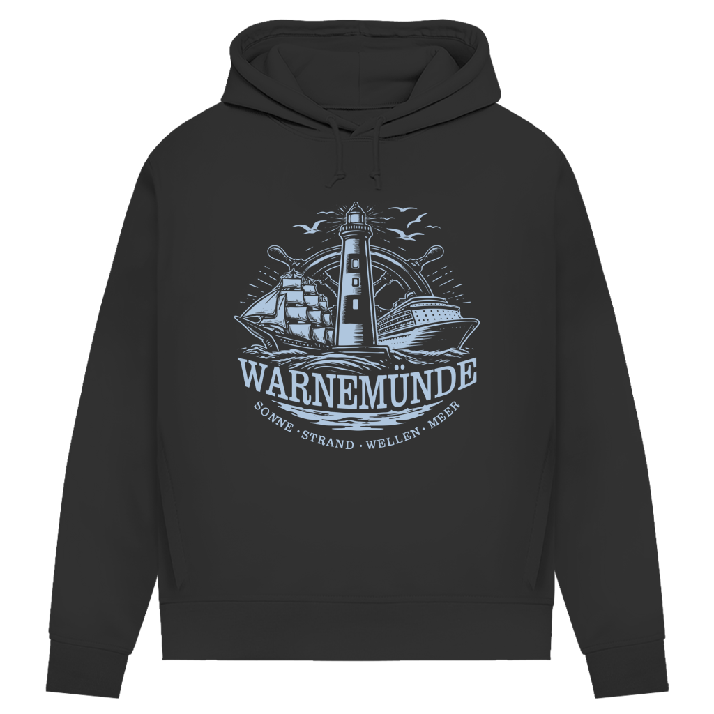 Hoodie Damen "Warnemünde Leuchtturm" #500