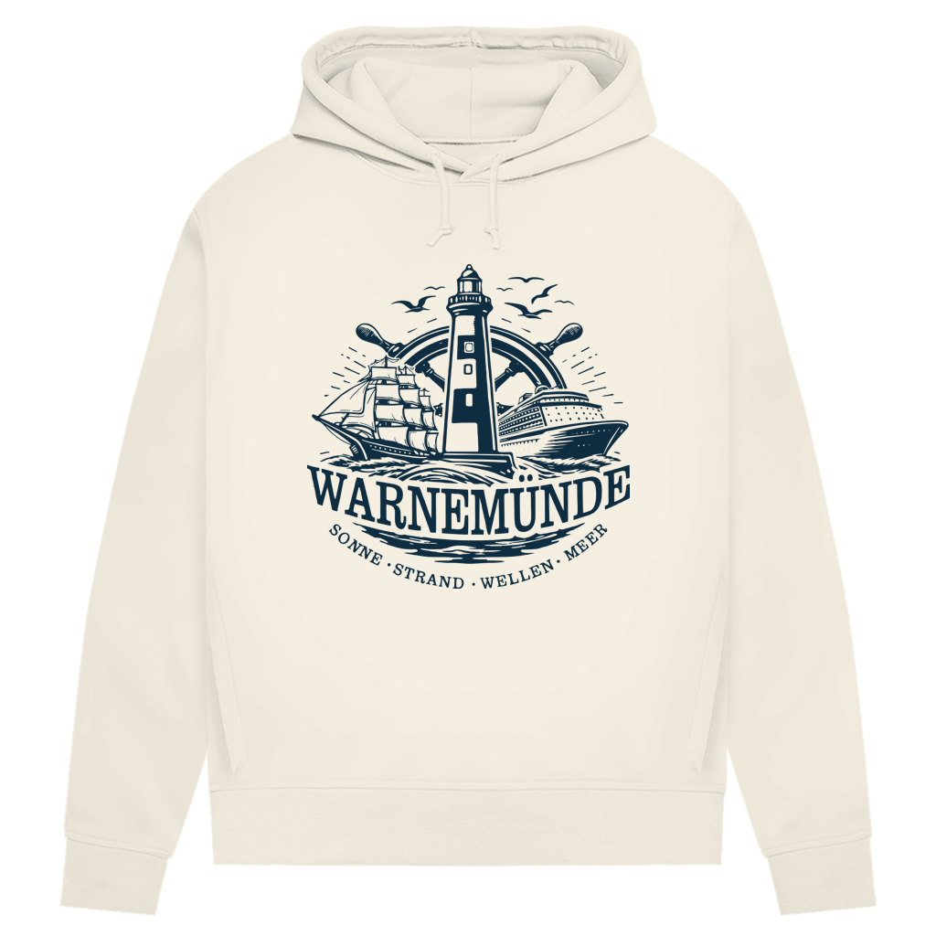 Hoodie Damen "Warnemünde Leuchtturm" #500