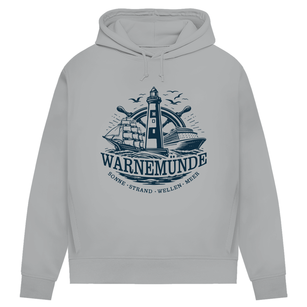 Hoodie Damen "Warnemünde Leuchtturm" #500