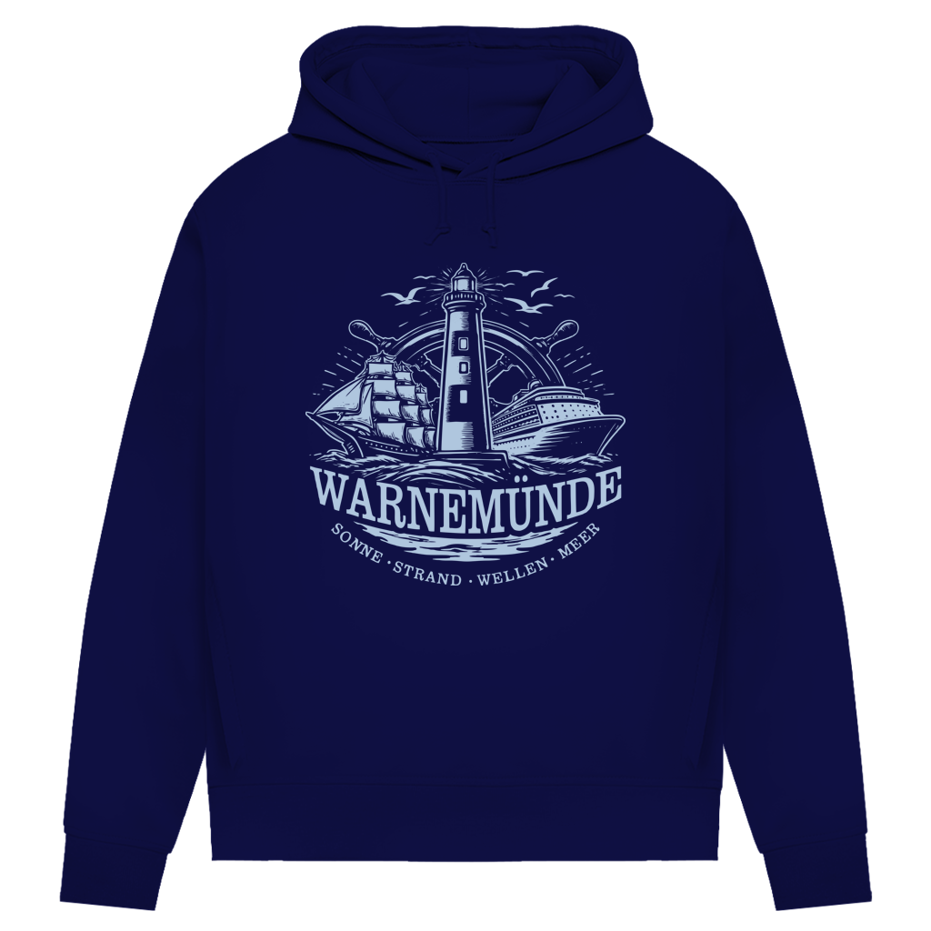 Hoodie Damen "Warnemünde Leuchtturm" #500