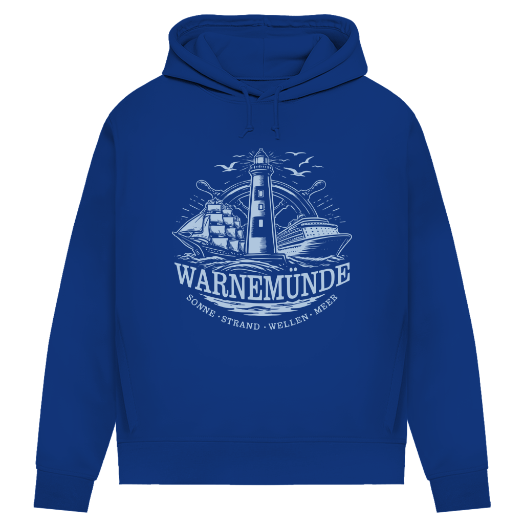Hoodie Damen "Warnemünde Leuchtturm" #500