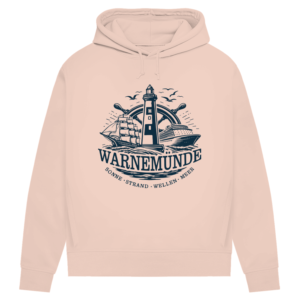 Hoodie Damen "Warnemünde Leuchtturm" #500