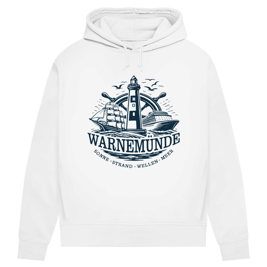 Hoodie Damen "Warnemünde Leuchtturm" #500