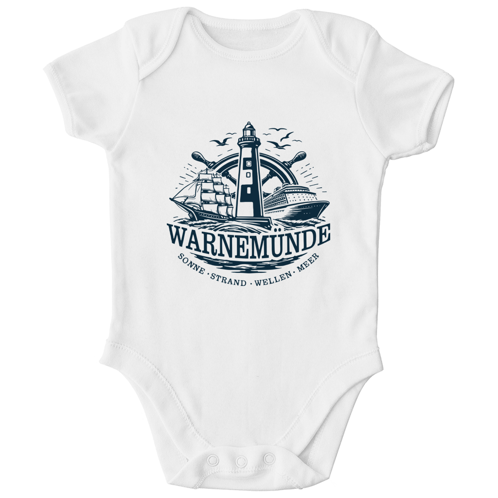 Baby-Body "Warnemünde Leuchtturm" #500