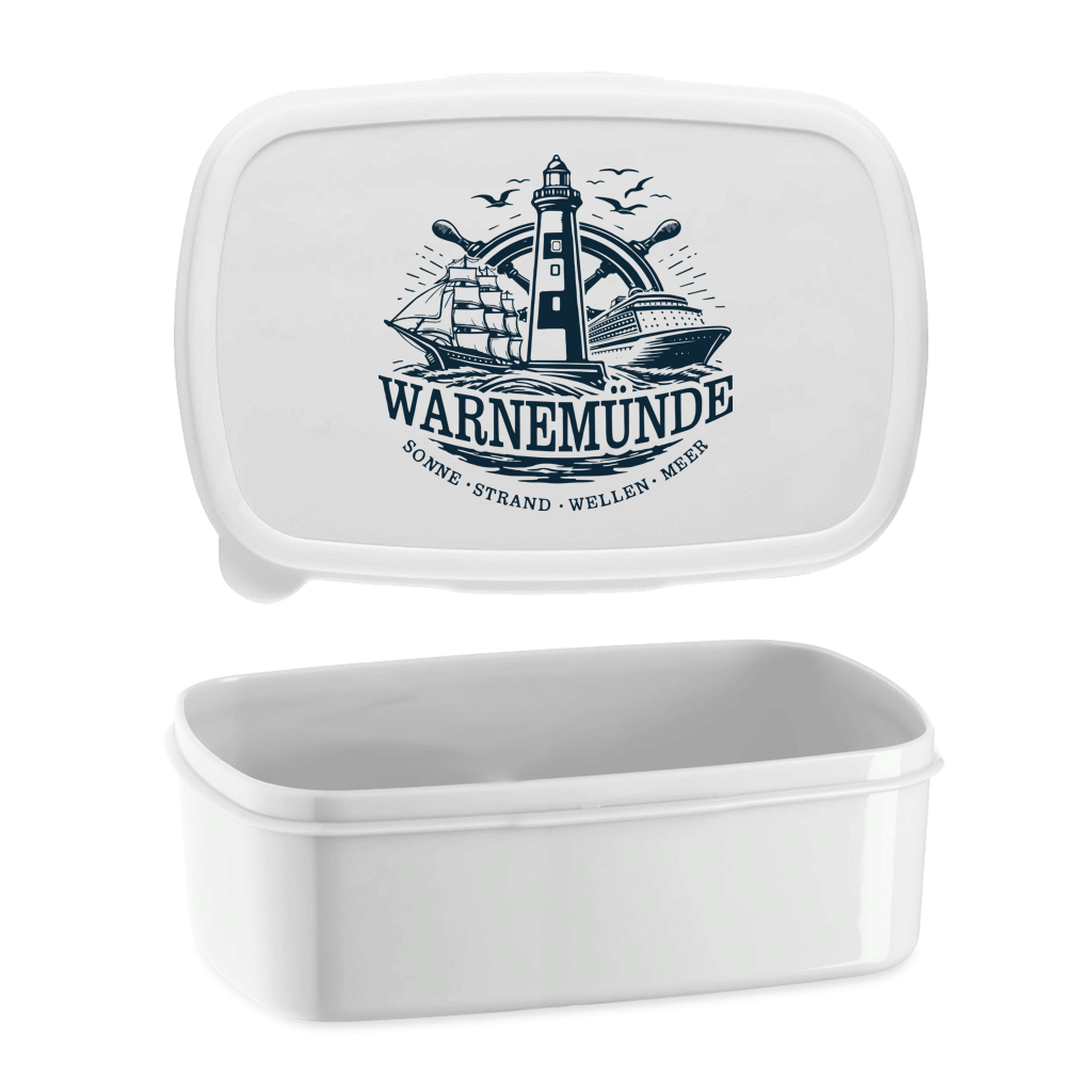 Lunchbox  "Warnemünde Leuchtturm" #500