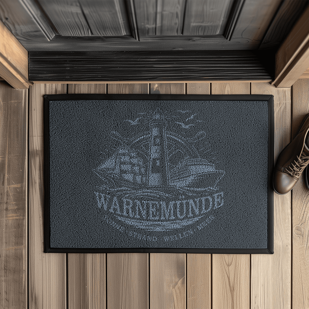 Fußmatte "Warnemünde Leuchtturm" #500