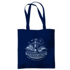 Baumwolltasche  "Warnemünde Leuchtturm" #500