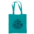 Baumwolltasche  "Warnemünde Leuchtturm" #500