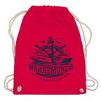 Kordelrucksack "Warnemünde Leuchtturm" #500
