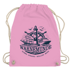 Kordelrucksack "Warnemünde Leuchtturm" #500