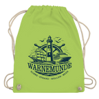Kordelrucksack "Warnemünde Leuchtturm" #500