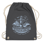 Kordelrucksack "Warnemünde Leuchtturm" #500