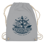 Kordelrucksack "Warnemünde Leuchtturm" #500