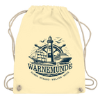 Kordelrucksack "Warnemünde Leuchtturm" #500