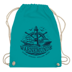 Kordelrucksack "Warnemünde Leuchtturm" #500