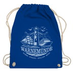 Kordelrucksack "Warnemünde Leuchtturm" #500