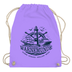 Kordelrucksack "Warnemünde Leuchtturm" #500