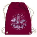 Kordelrucksack "Warnemünde Leuchtturm" #500