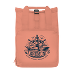 Rucksack mit Seitentasche  "Warnemünde Leuchtturm" #500 Gr. S