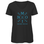 T-Shirt Damen V-Neck "MOIN"#504