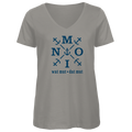 T-Shirt Damen V-Neck "MOIN"#504